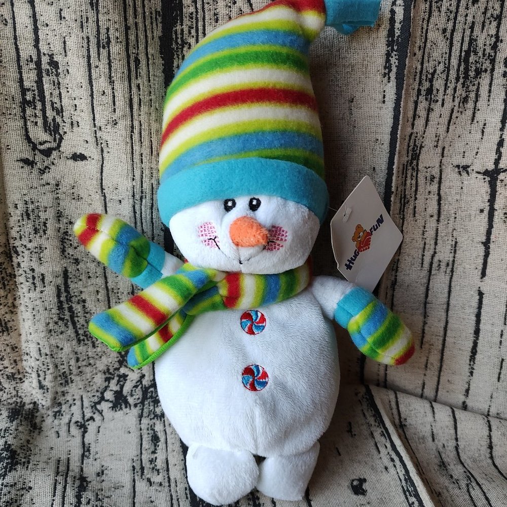 Hugfun Soft Adorable Plush Toy Snowman - NWT